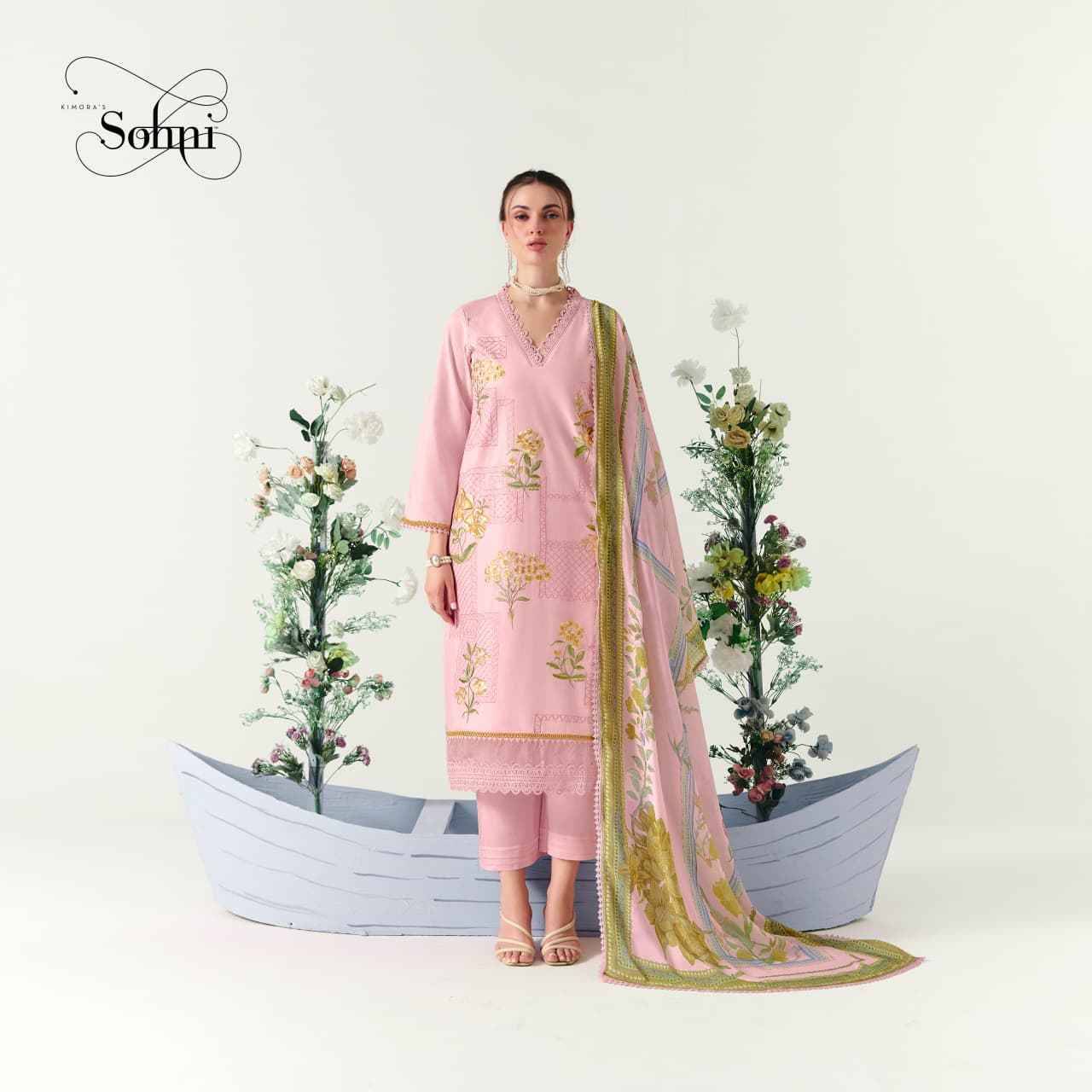 Orchid By Kimora Fashion 791 To 794 Series Designer Festive Suits Collection Beautiful Stylish Fancy Colorful Party Wear & Occasional Wear Pure Cotton Dresses At Wholesale Price